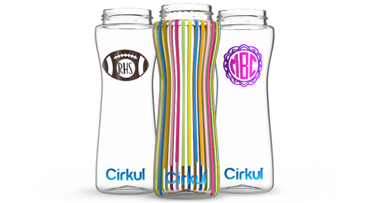 Custom 22oz. Plastic Bottle & Comfort Grip Lid