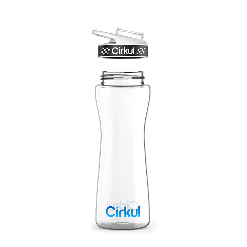 22oz. Plastic Bottle & Comfort Grip Lid