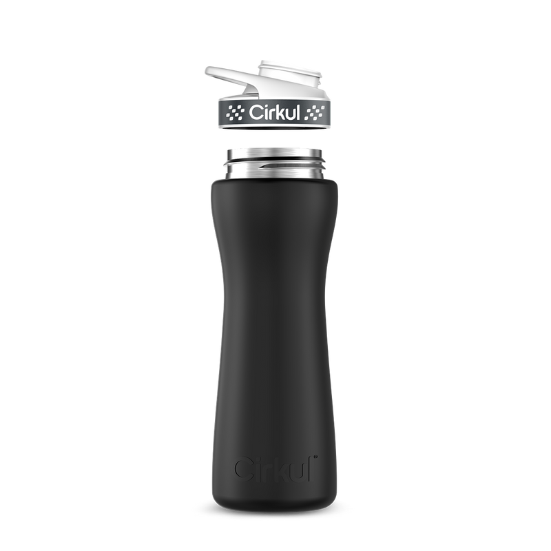 22oz. Stainless Steel Bottle & Comfort Grip Lid
