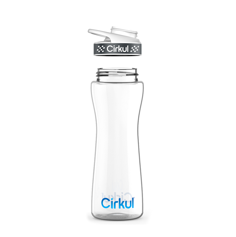 22oz. Plastic Bottle & Comfort Grip Lid