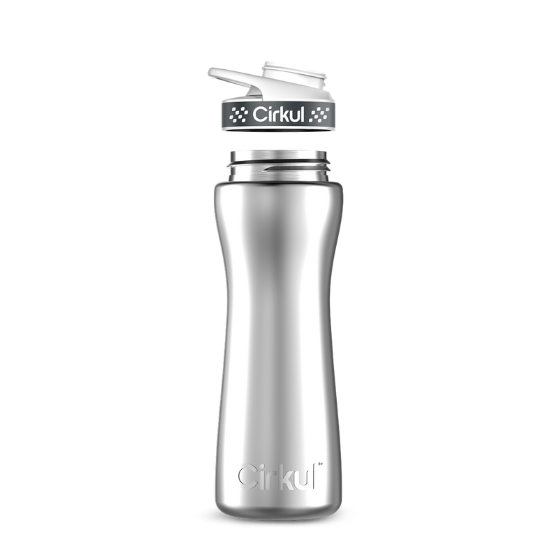 22oz. Stainless Steel Bottle & Comfort Grip Lid