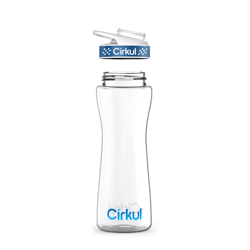22oz. Plastic Bottle & Comfort Grip Lid