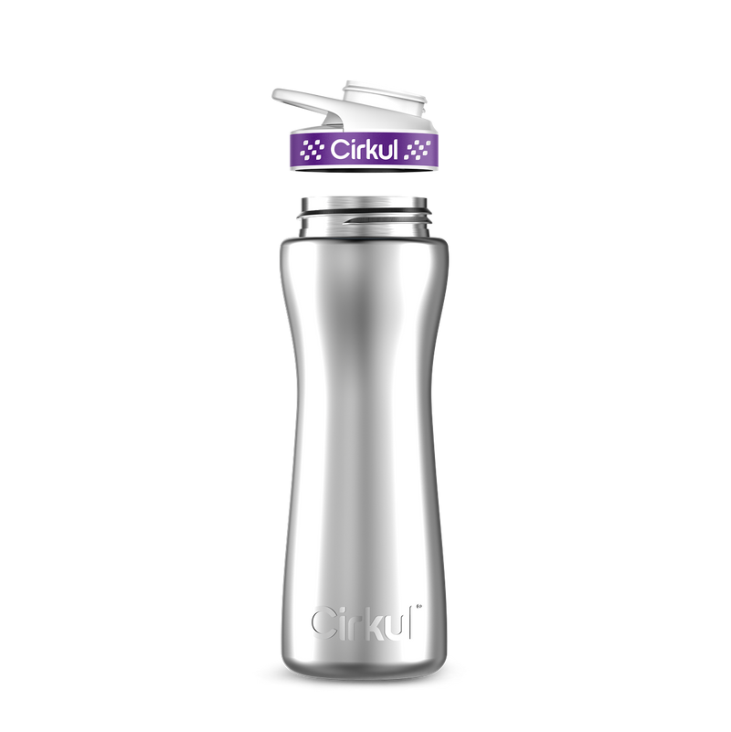 22oz. Stainless Steel Bottle & Comfort Grip Lid