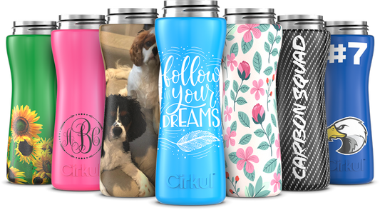 Custom 22oz. Stainless Steel Bottle & Comfort Grip Lid